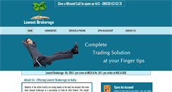 Desktop Screenshot of lowestbrokerage.net